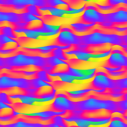 Colored wave seamless pattern Royalty Free Vector Image