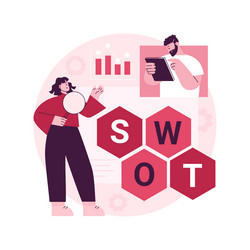 Swot analysis abstract concept – Royalty-Free Vector | VectorStock