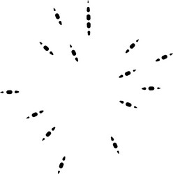 radial radiating lines abstract burst element vector image