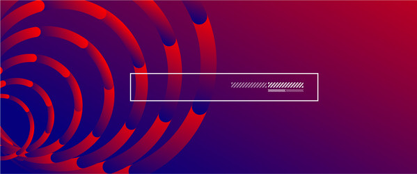 abstract background geometric circles and fluid vector image