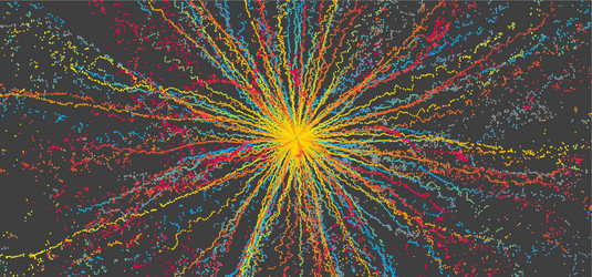 abstract science or technology background array vector image