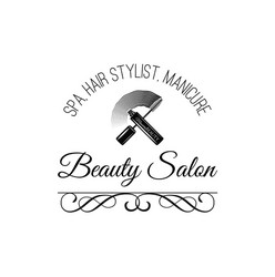 beauty salon label mascara for eyelashes eye Vector Image