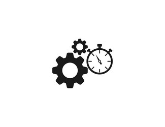 Efficiency business management icon vector