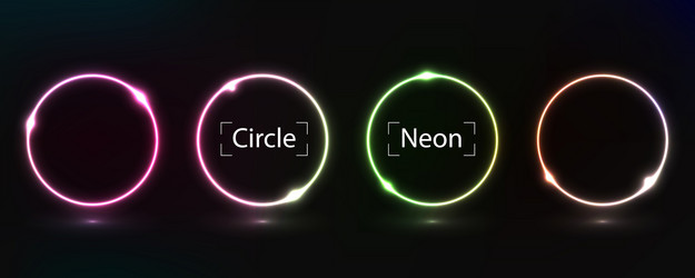 abstract cosmic dynamic color circle background vector image