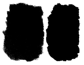 set of rectangular grunge background templates vector image