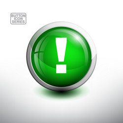 Alphabet in glossy button for web icon vector