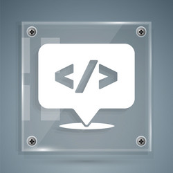 white web design and front end development icon vector image