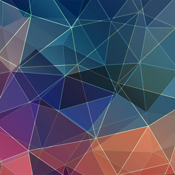 triangle abstract background vector image