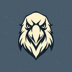 Eagle head logo emblem template Royalty Free Vector Image