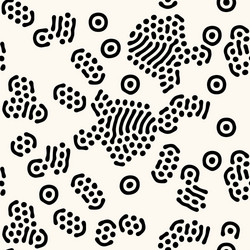 seamless abstract pattern with rounded vector image