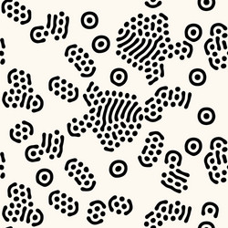 seamless abstract pattern with rounded vector