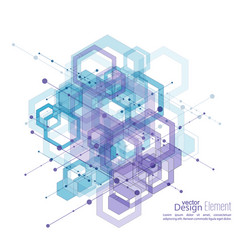 Abstract Data Network vector image