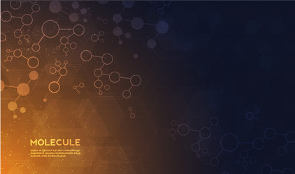 dna digital sequence code structure with glow vector image