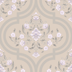 damask seamless pattern element classical vector image