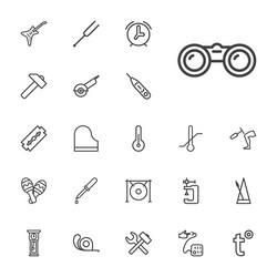 instrument icons vector