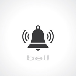 Notification bell icon inbox message Royalty Free Vector