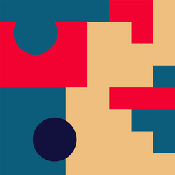Bold Geometric Pattern vector image