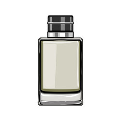 bottle perfume for men cartoon vector