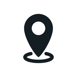 Map Location Icons - Point Set vector image
