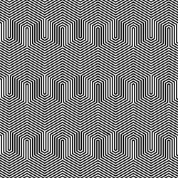 Op Art Stripe Pattern Background vector image