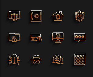 set line system bug incognito mode browser vector image