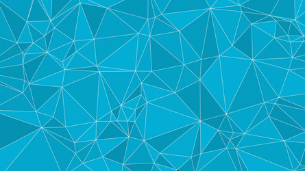 Triangles and lines connected tech background vector