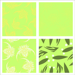 assembly of patterns in oriental style vector