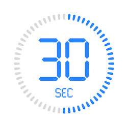 Digital Clock Timer Countdown vector image