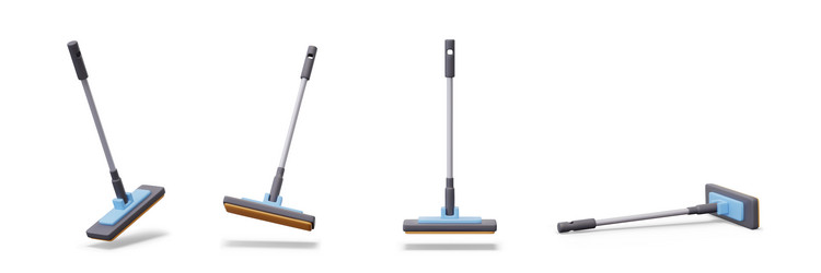modern rectangular mop view from different sides vector image
