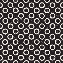 seamless pattern with hand drawn lines abstract vector image