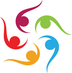 community network and social icon design template vector image