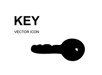 handmade key icon keyword symbol doodle password vector image