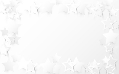 Stars frame white background Royalty Free Vector Image