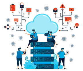 Cloud computing platform to support new normal vector