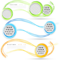 interface abstract background design vector image