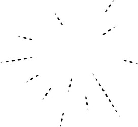 radial radiating lines abstract burst element vector image