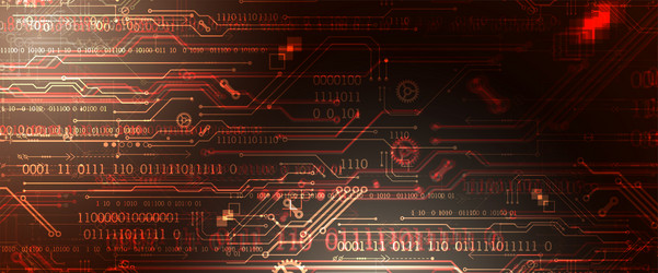 abstract background on technological vector image