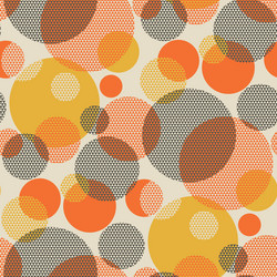 Geometric circle seamless pattern vector