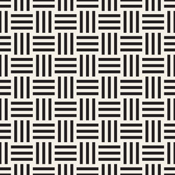 Seamless pattern repeating geometric elements vector