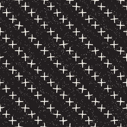 seamless pattern with hand drawn lines abstract vector image