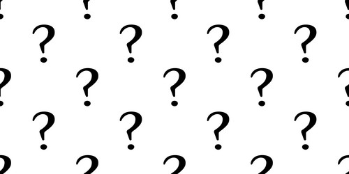 seamless question mark icon pattern repeats vector image