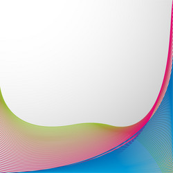 background design with colorful wavy lines vector image