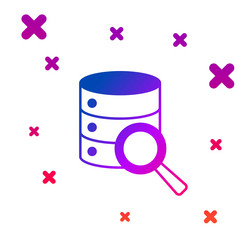 color server data web hosting icon isolated vector image
