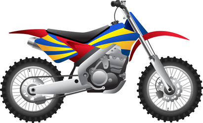 Fast Sport Motorcycle Vector Image
