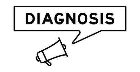 megaphone icon with speech bubble in word vector image