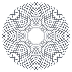 Rotating Circular Lines vector image