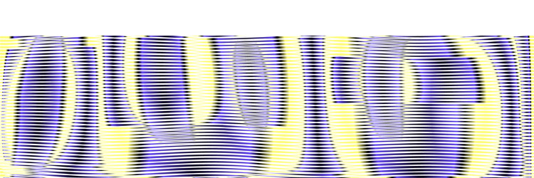 abstract holographic texture lines with rounded vector image