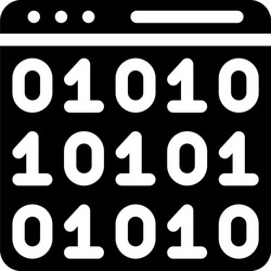 binary code vector image