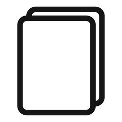 document duplicate copy icon perfect for file vector image