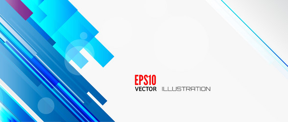 abstract lines background with colored elements vector image